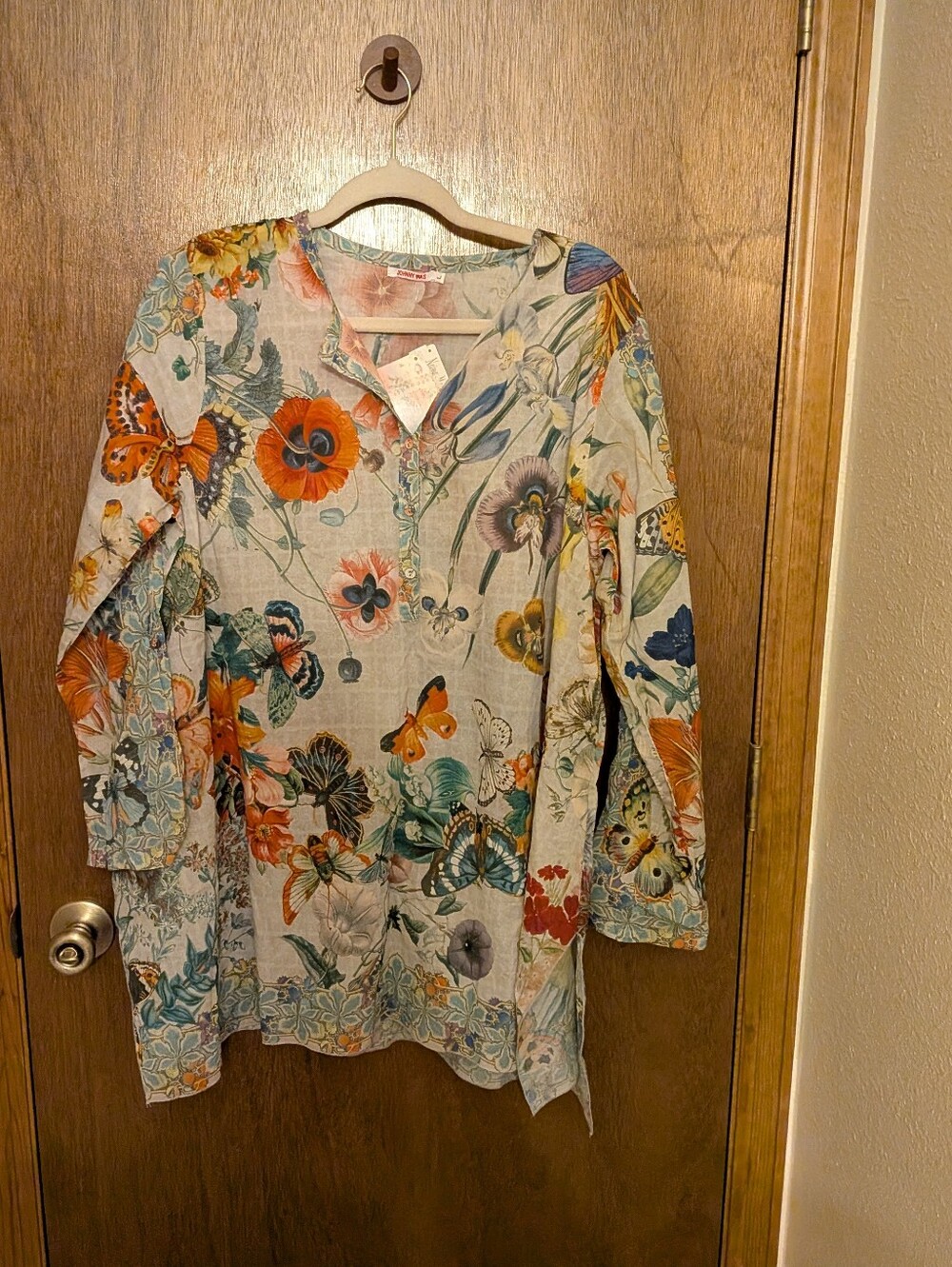 NWT Johnny Was Passion Flower Tunic Size L